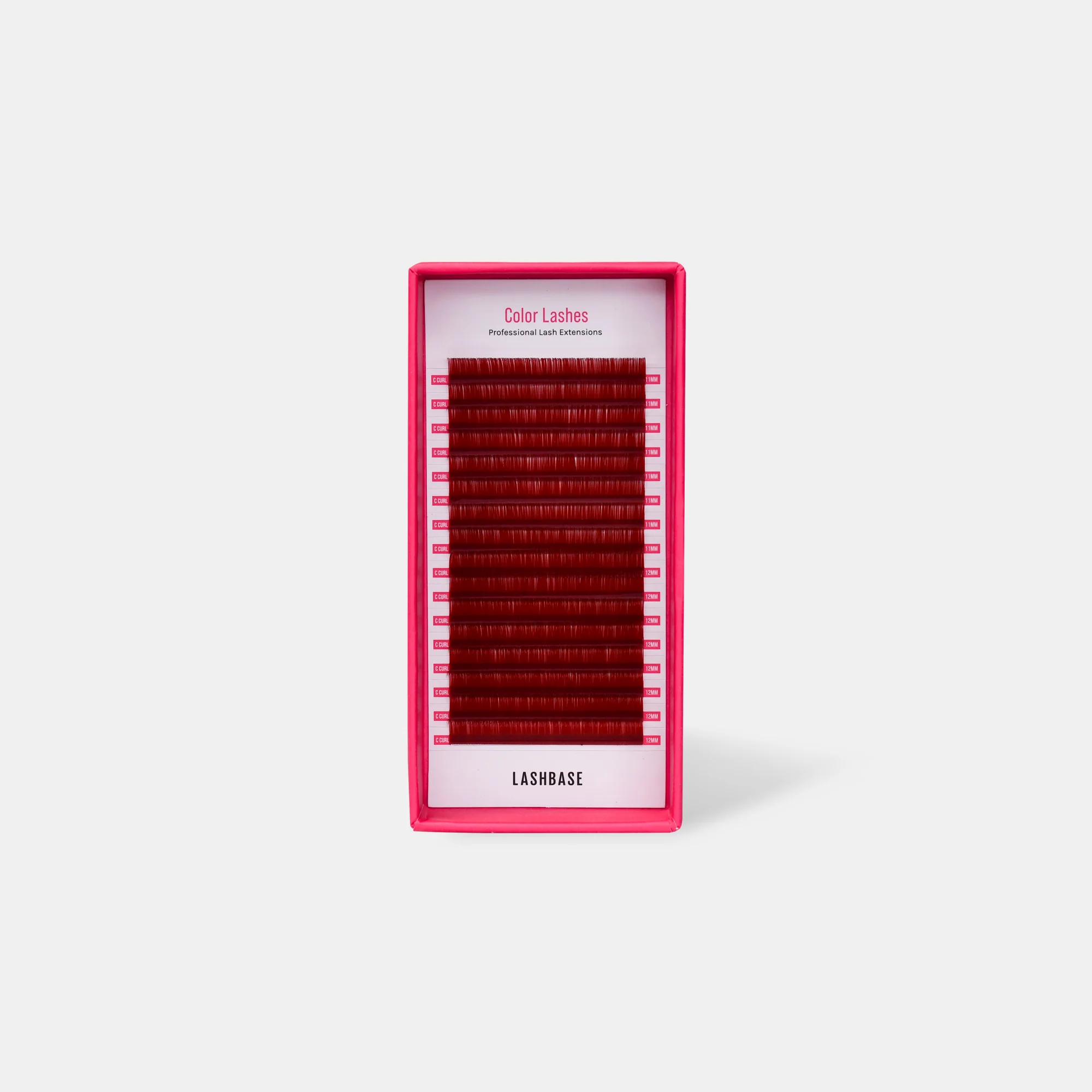 Color Lashes - Burgundy