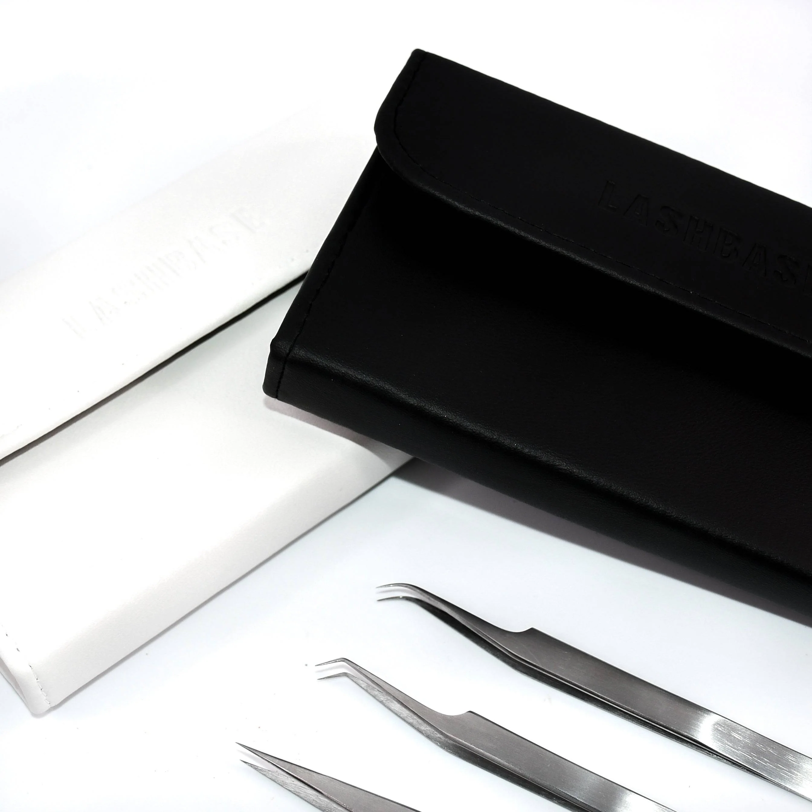 Faux Leather Tweezers Case